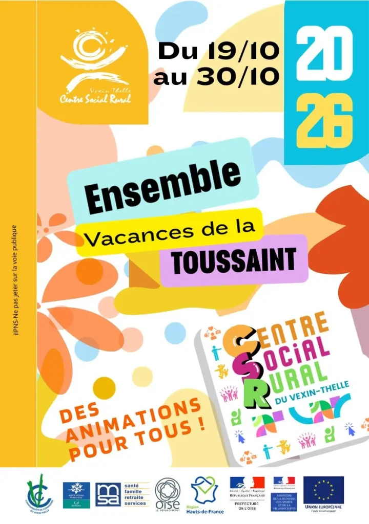 Lire la suite de l'actualité « Ensemble, Vacances de la Toussaint » – Des animations pour tous ! pour les vacances de la Toussaint